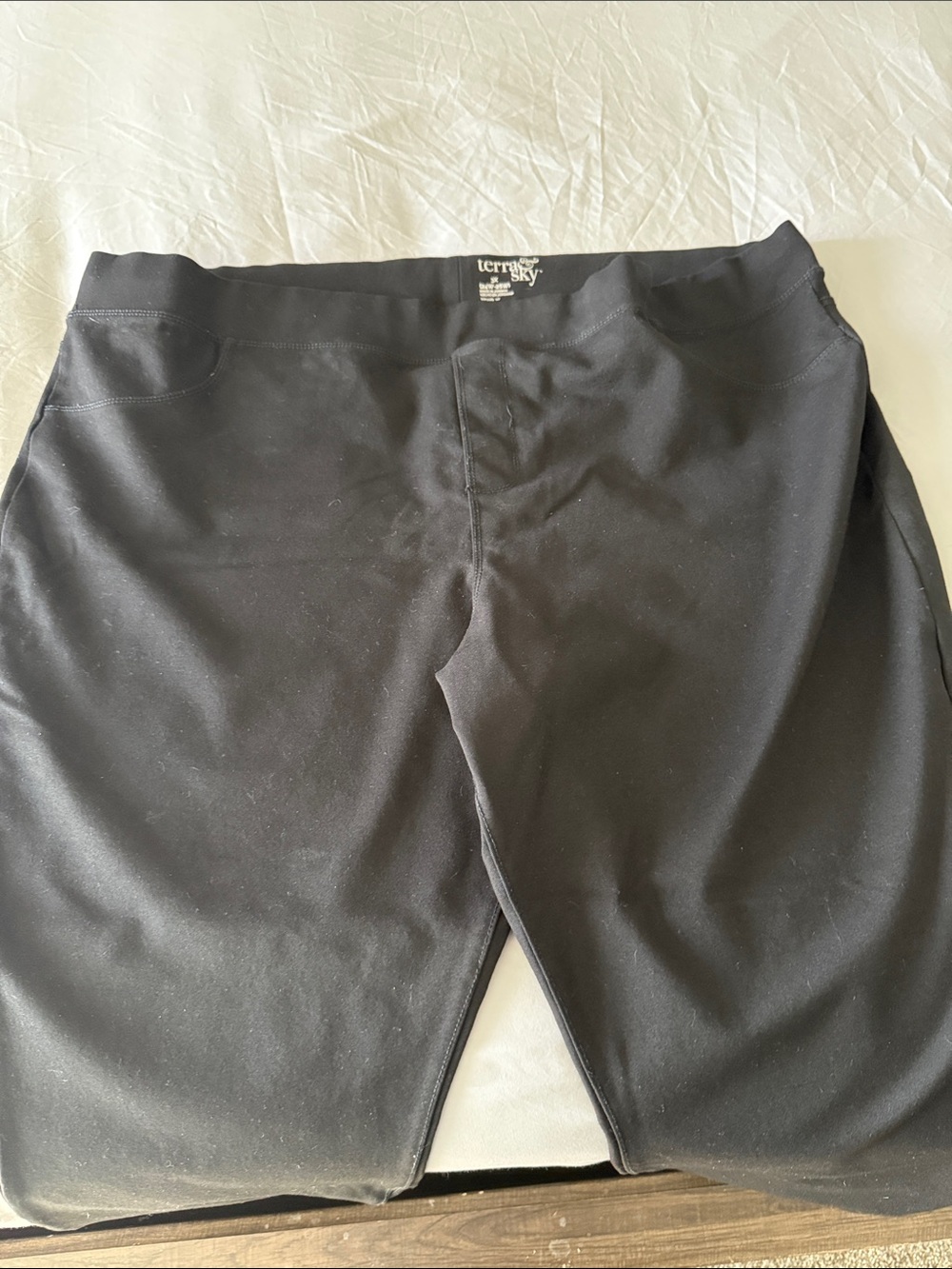 Terra & Sky Black Jean Leggings